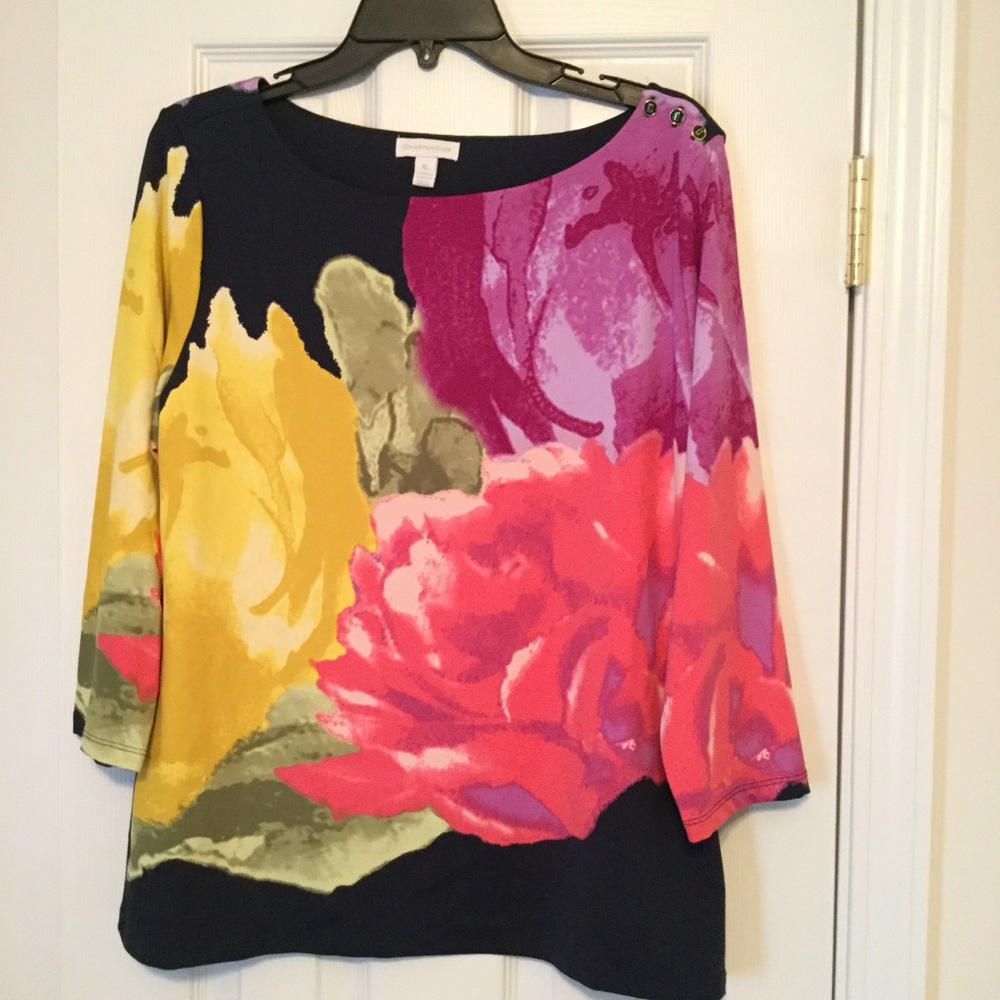 Charter Club XL Work Casual Top 3/4 sleeves beauty